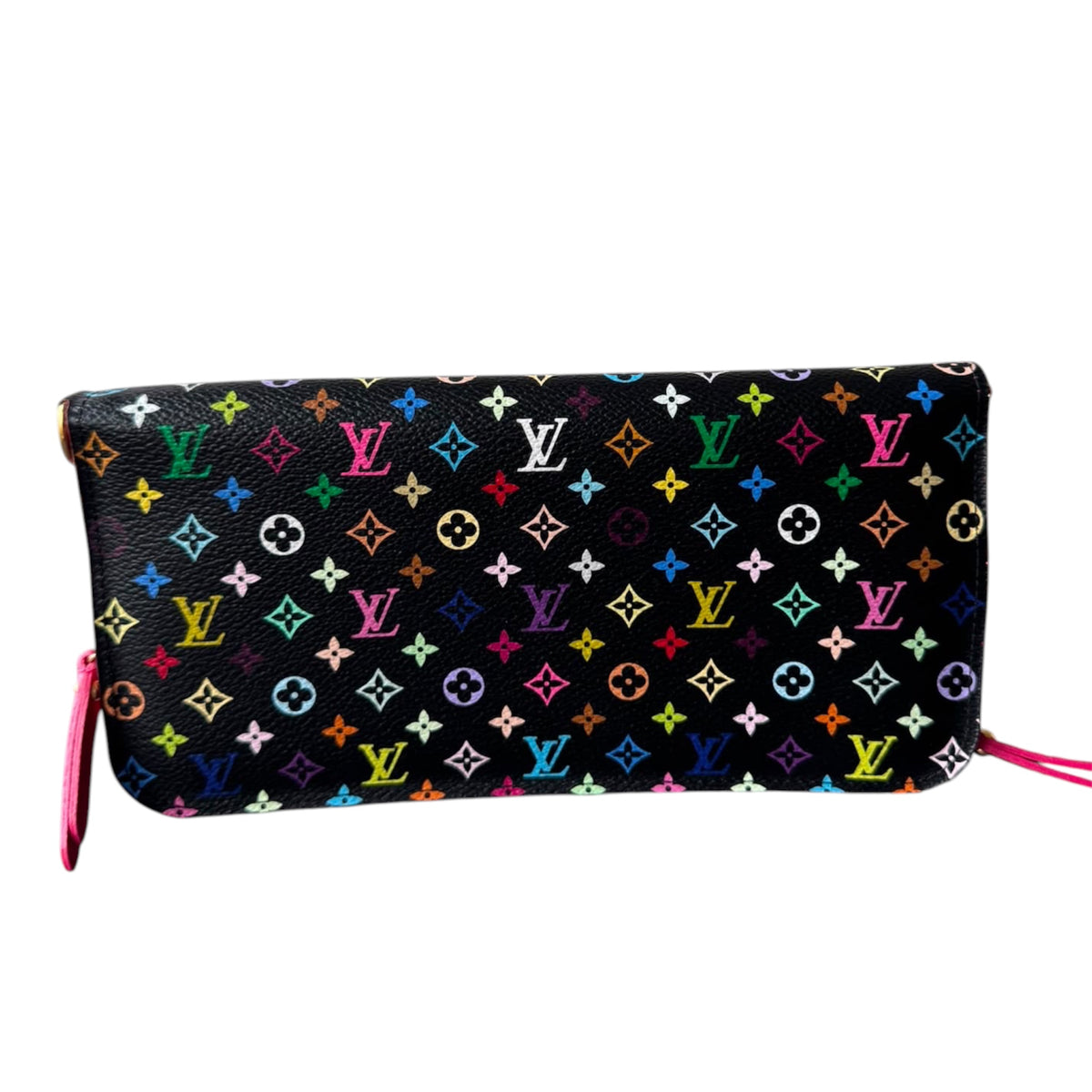 Louis Vuitton Black Monogram Multicolore Grenade Insolite Wallet