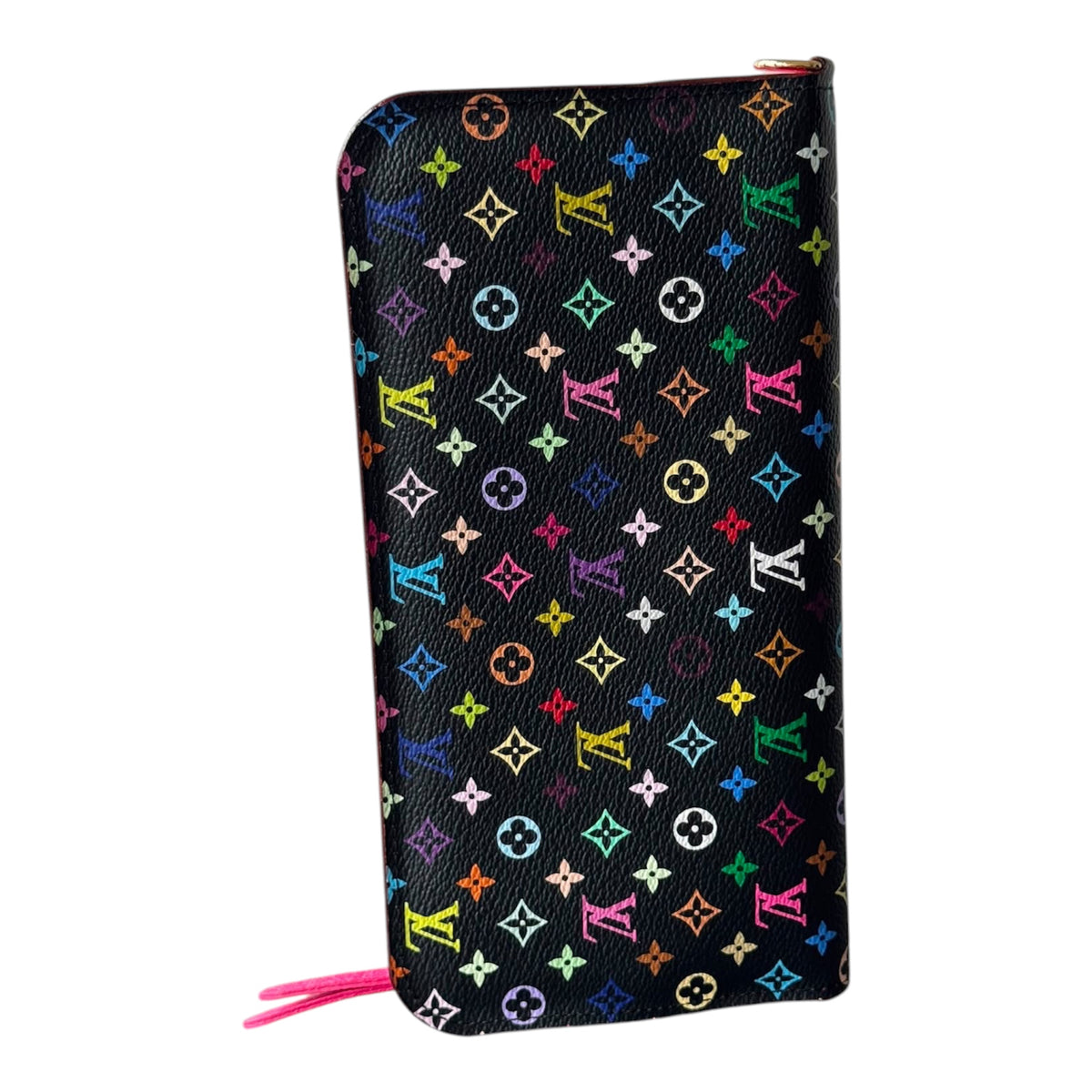 Louis Vuitton Black Monogram Multicolore Grenade Insolite Wallet