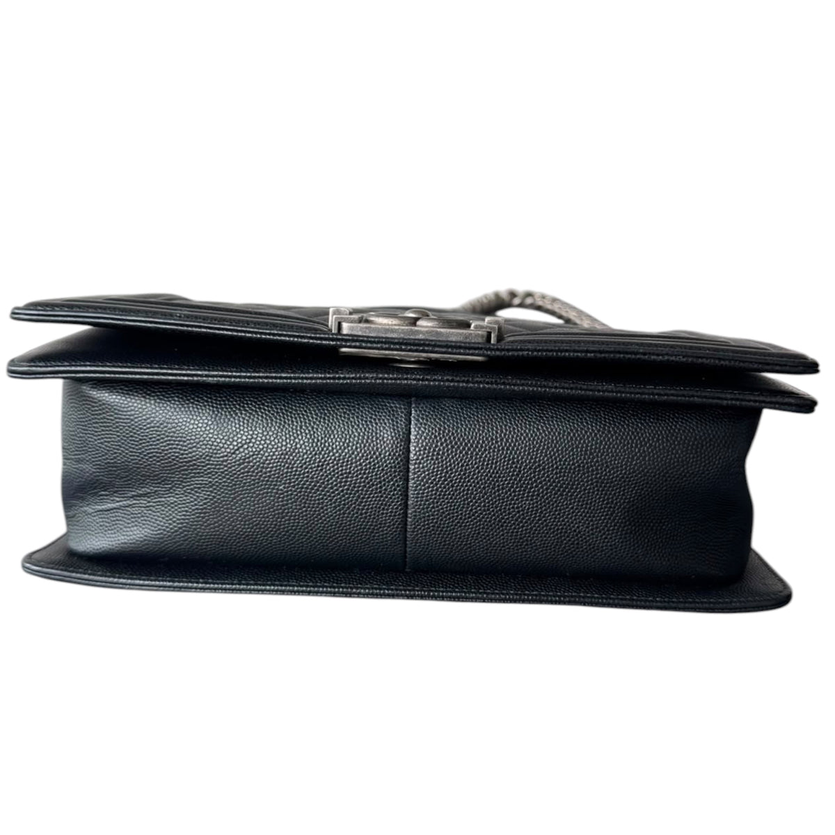Chanel Caviar Quilted Medium Boy Flap Black