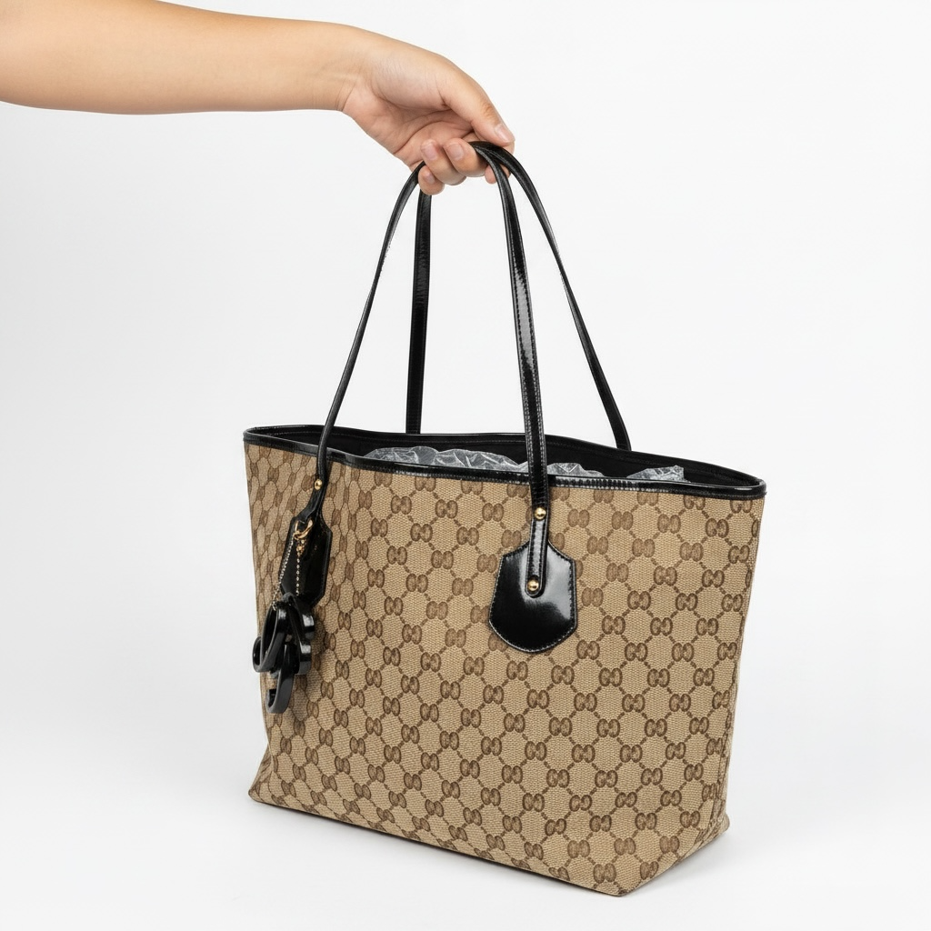 Gucci Tote GG Interlocking Charm Bag